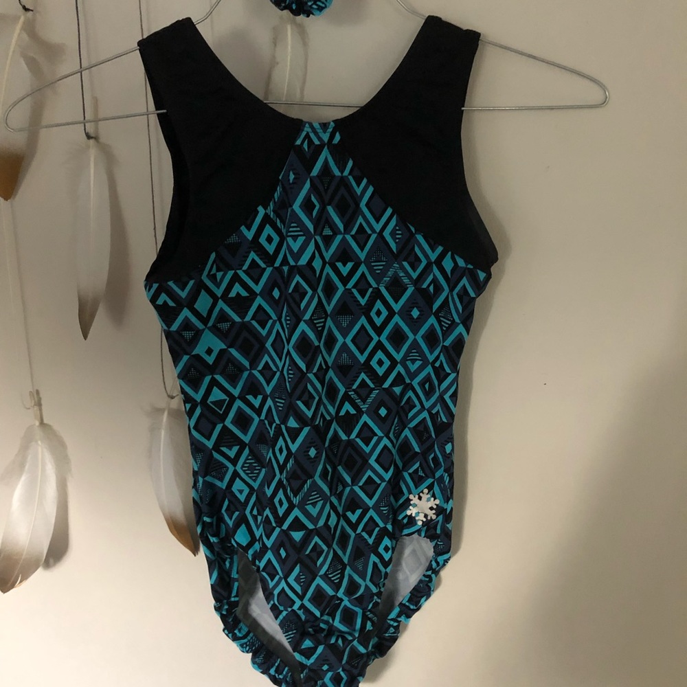 Snowflake Gymnastics Leotard